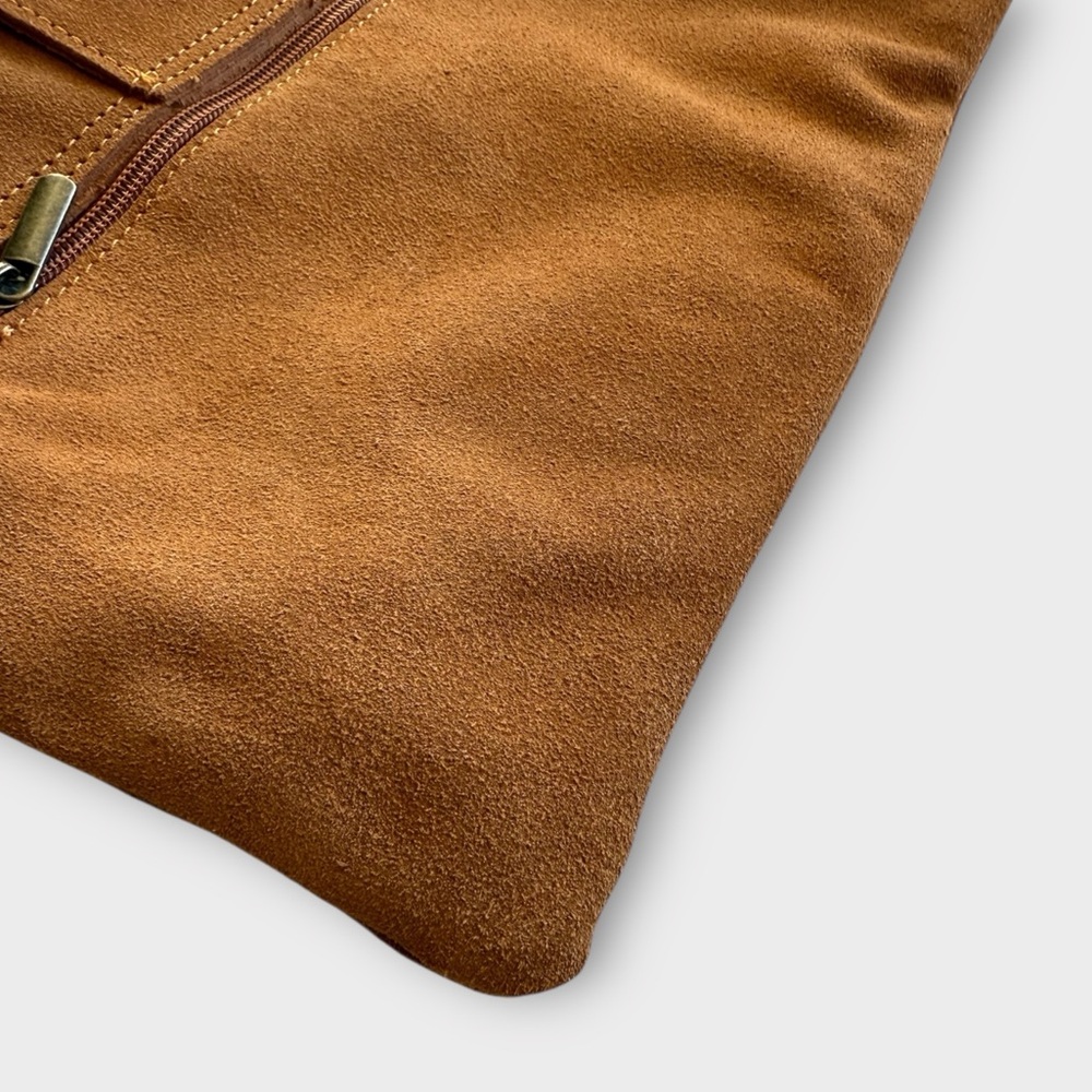 Loowie Suede Buckle Crossbody Bag - Picture 7 of 8